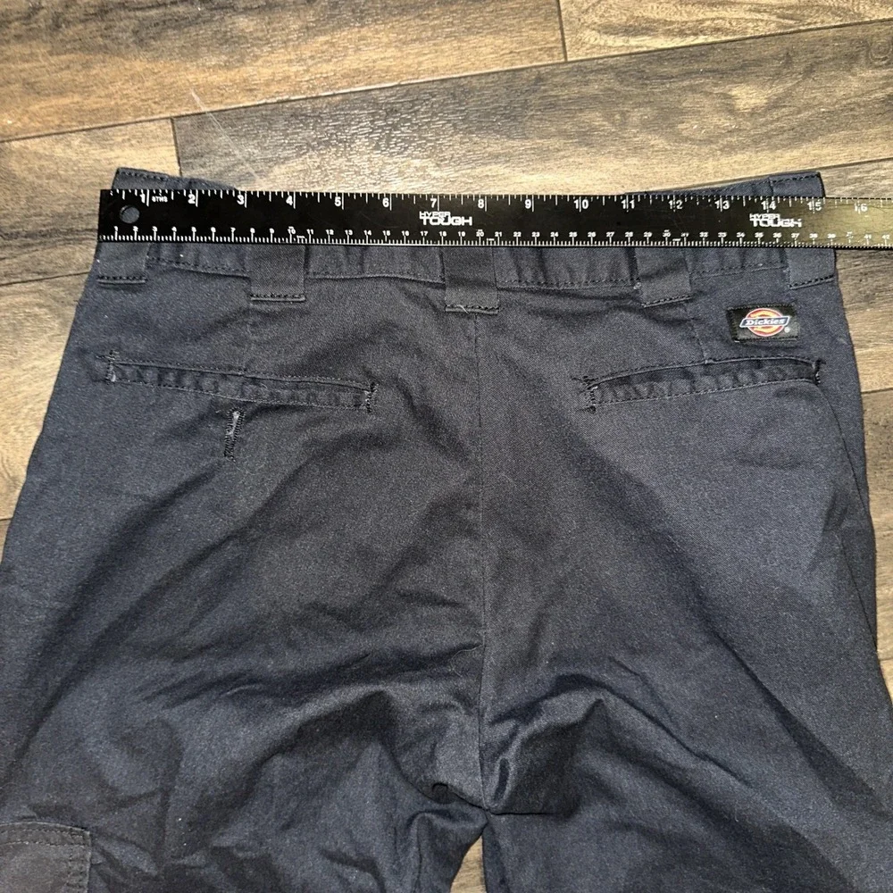 Dickies Work Pants Regular-Fit Cargo Utility Pockets Men's Size 32x30 Black Flex